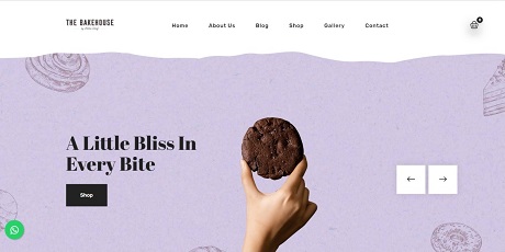 The Bakehouse web design