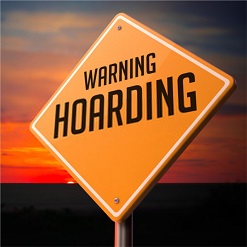 Warning Hoarding board